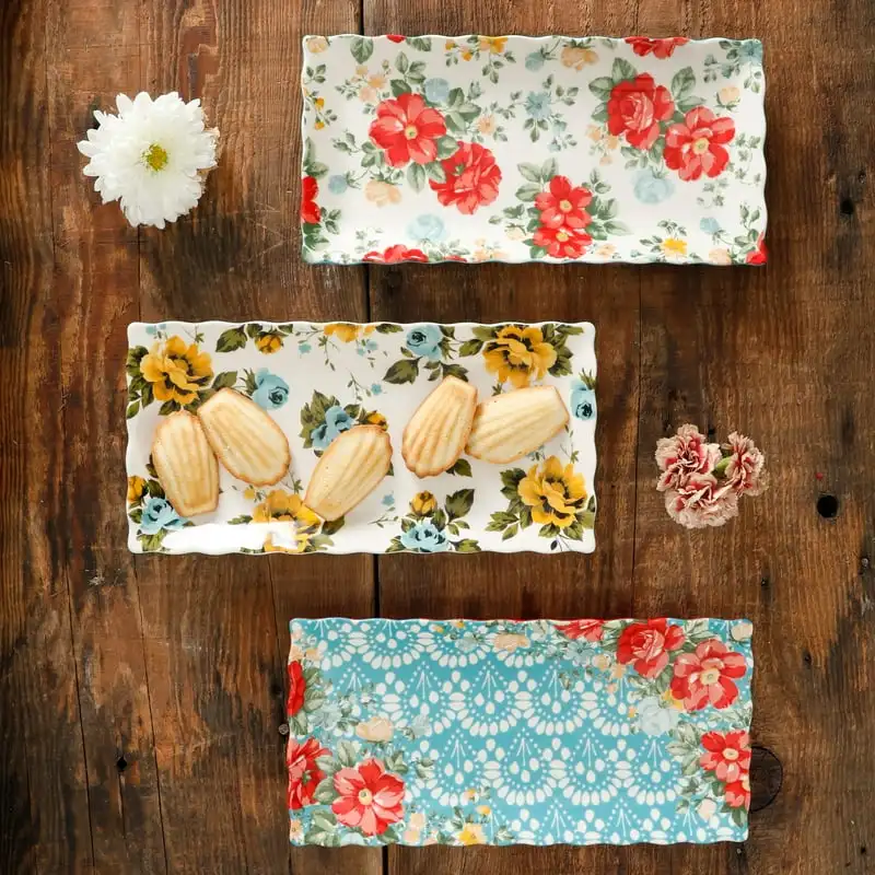 

Medley 3-Piece Serving Platters Sauce dish Green dishes Modern plates Restaurant plates