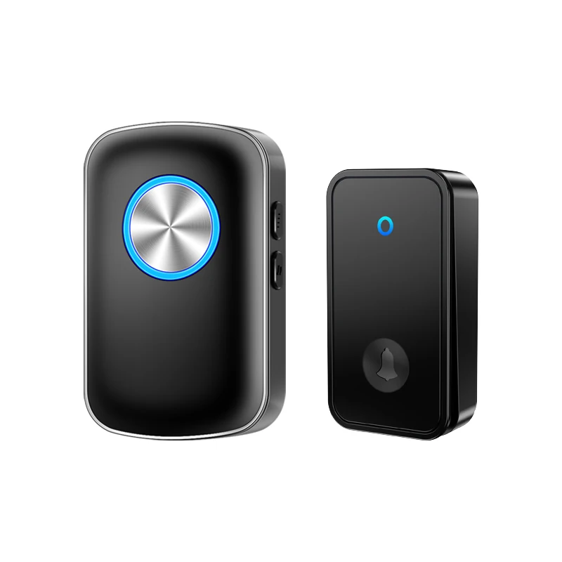 

CACAZI Wireless Doorbell No Battery required Waterproof Self-Powered Door bell Sets Home Outdoor Kinetic Ring Chime Doorbell