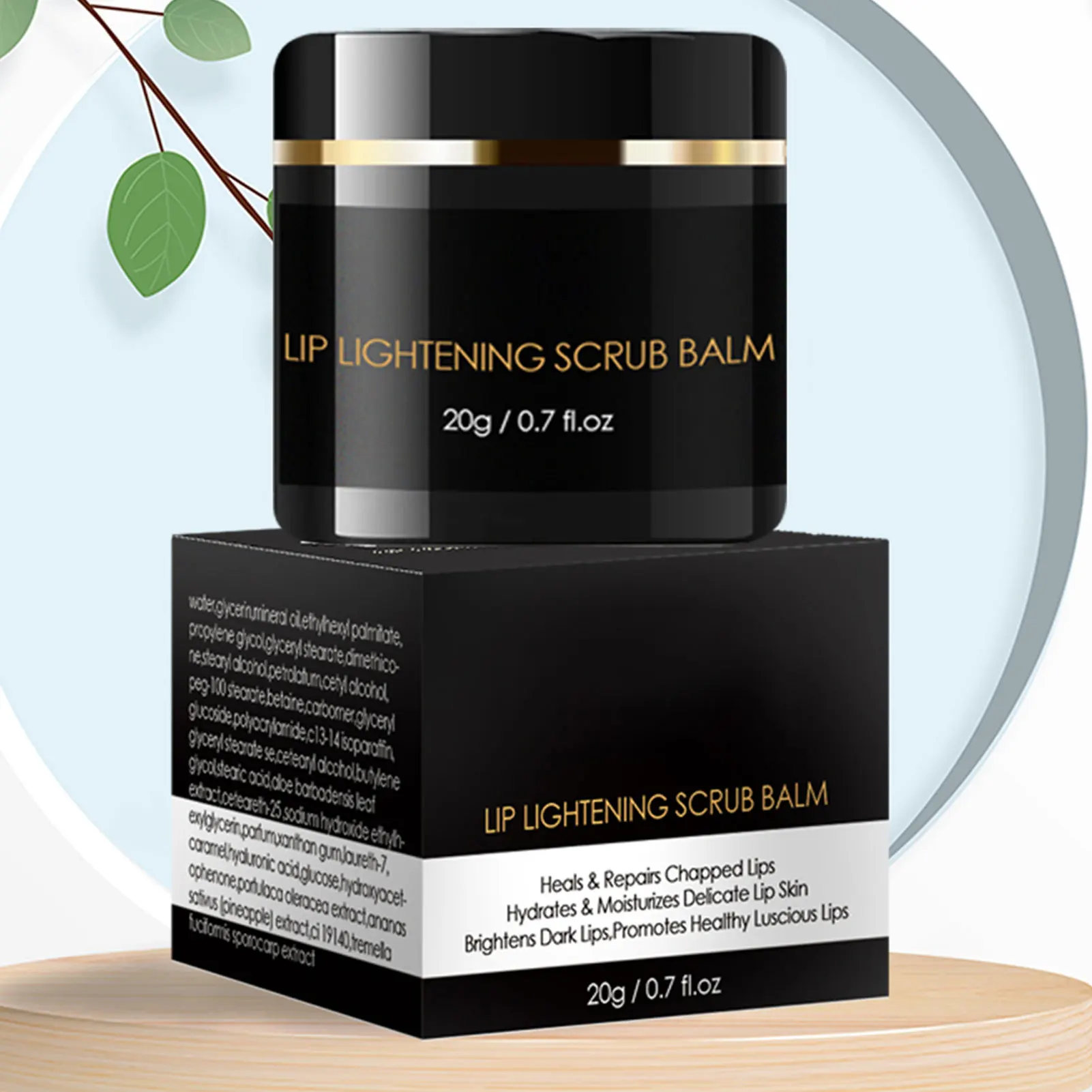 Lip Scrub For Dark Lips Bulk 20g Dry Lip Balm Exfoliator Moisturizer