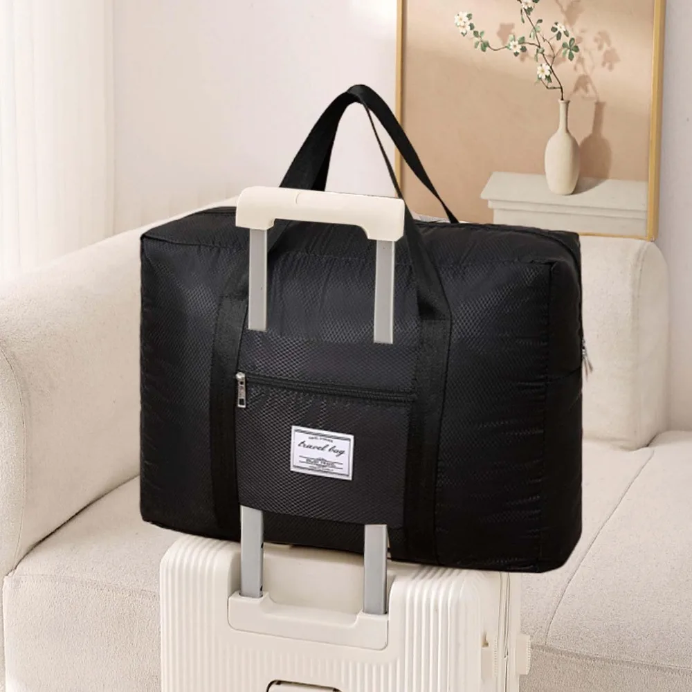 Foldable Travel Duffel Bags Oxford Cloth Large Capacity Tote Bag Gym Bags Expandable Shoulder Bags Gym Yoga Storage Bags 2