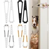 1PC 5 Sizes Adjustable Cat Plastic Door Holder Latch To Let Cat In Dog Door Latch With Stabilizer