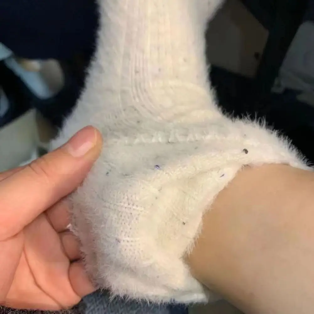 Soft Mink Velvet Winter Socks for Women