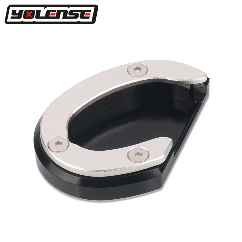 For Bobber Speedmaster Motorcycle CNC Side Stand Pad Plate Kickstand Enlarger Support Extension motorcycle kickstand extender motorcycle kickstand pad