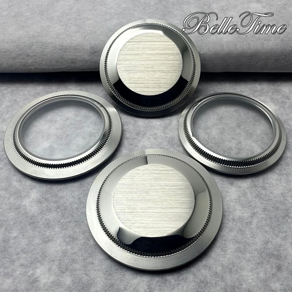 Steel Case Watch Back Cover, 36mm/39mm, Transparent & Opaque Finishes - Watch Modification Accessory
