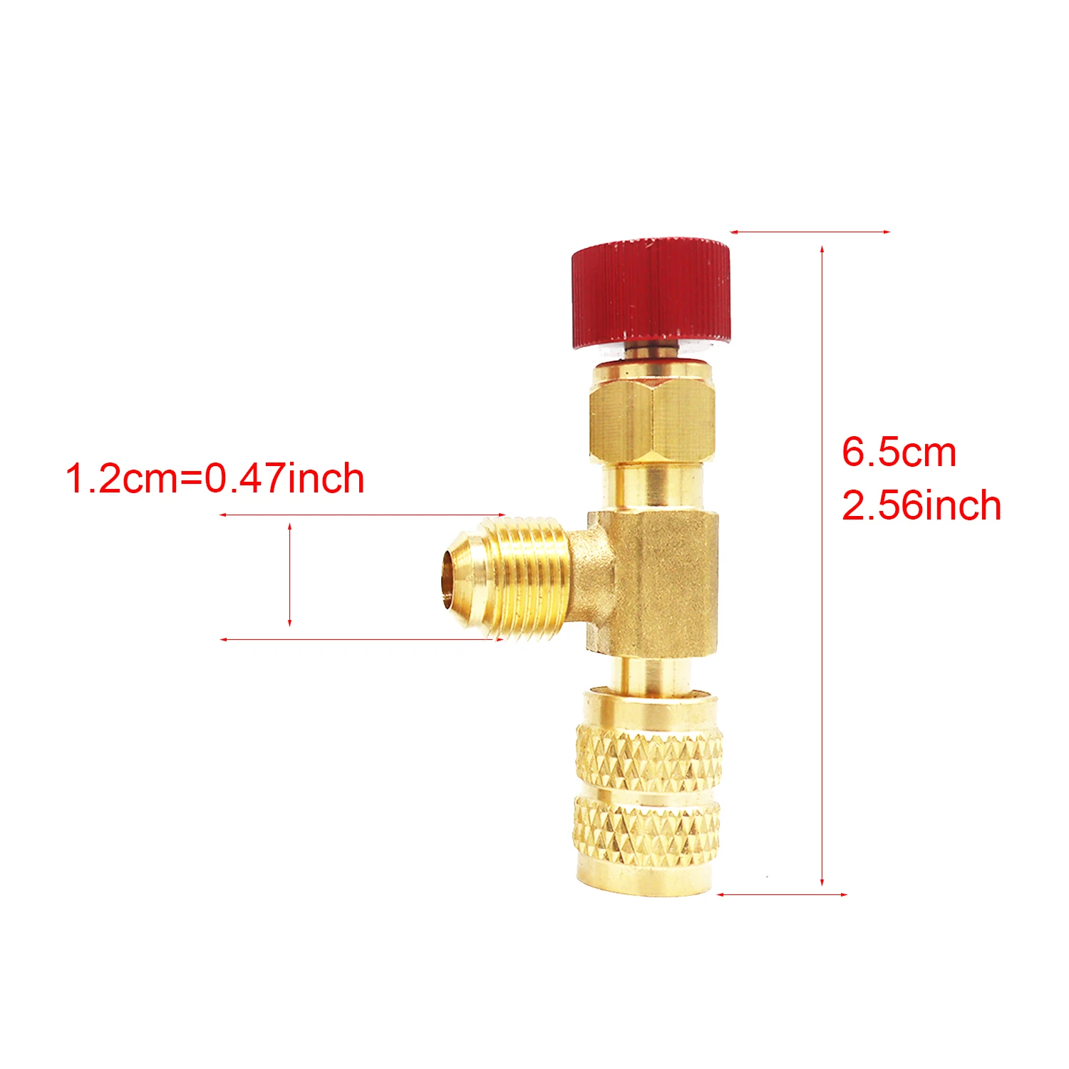 Enhanced Refrigerant Charging and Safety Valve for Air Conditioning Systems