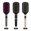 Pritech LED Negative Ion Constant Temperature Multifunctional Straightening Brush Electric Straightener Comb Styling Tool 6