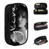 Large-capacity Pencil Pouch Ayliva In Liebe Tour 2024 Office Accessories Double Layer Pencil Bag Women Makeup Bag Amazing Gift 1