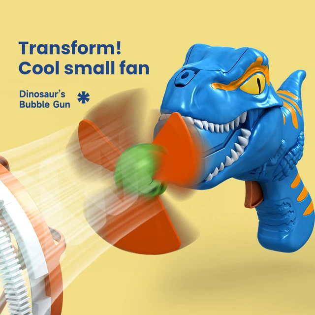 Electric Dinosaur Bubble Gun 6