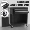 Drawer Rolling Tool Storage Cabinet with 2 in 1 Detachable Top Tool Box, Liner, Lockable Wheels, Side Hooks, Locking Mechanism, 5