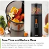 Hurom H400 Easy Clean Slow Juicer, Matte Black | Hands Free  Hopper Fits Whole Produce  Quiet Motor  Scrub Free Cleaning 5