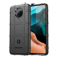 Ultimate Shockproof Silicone Armor Cover | Premium Shield Case | Rubber Matte Finish | Compatible with Xiaomi Redmi K30 Series for Redmi K30 Pro (Black)