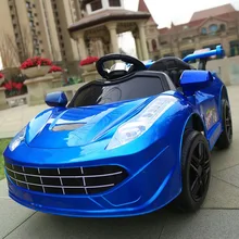  New Children Electric Car With Remote Control 2.4G Bluetooth Can Sit Kids Ride On Toys Car Swing Car Early education For 1-6Y 