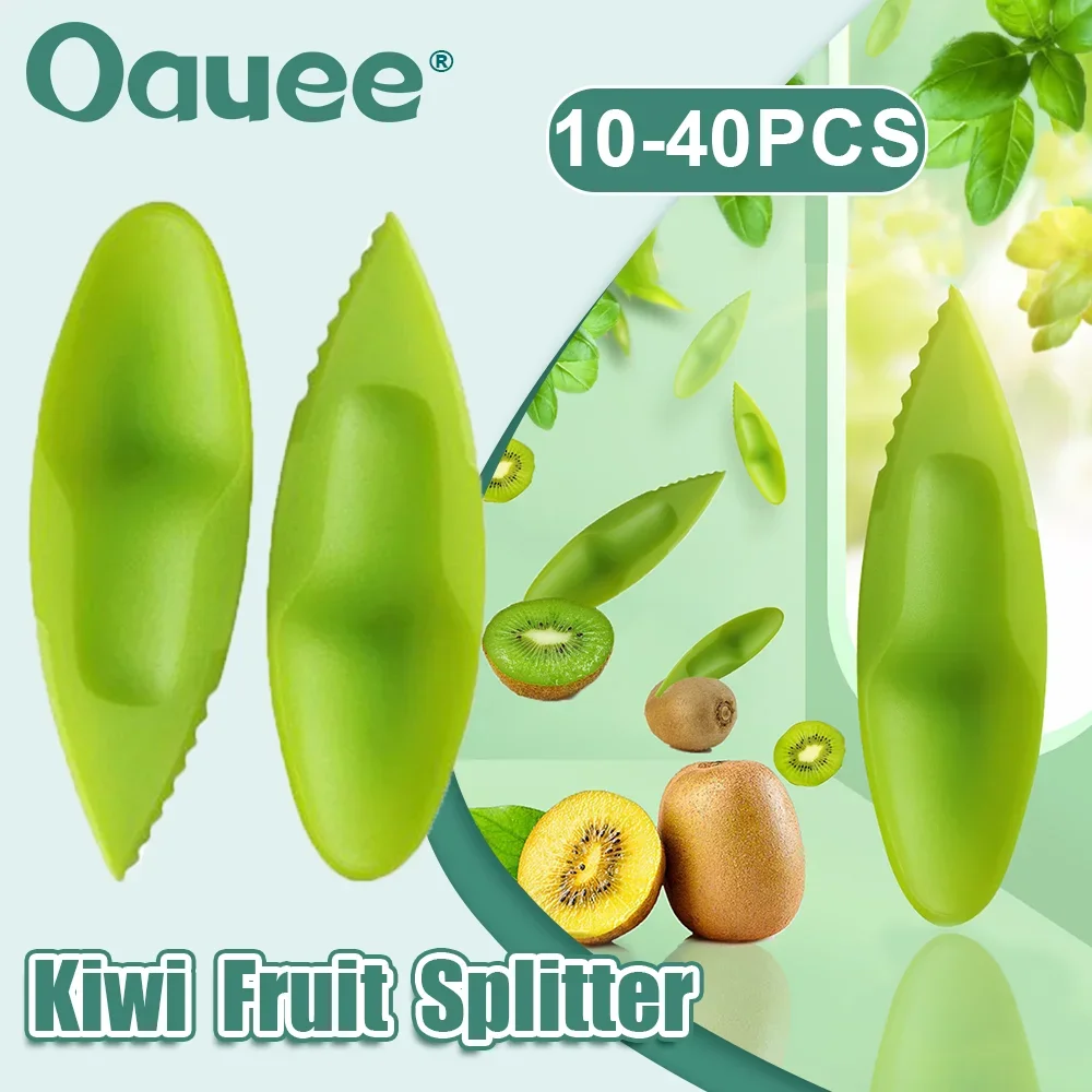 2 in 1 Kiwi Dig Spoon Safety Plastic Fruit Knife Slicer Peeler Kiwi Splitter and Cutter Scoop Kitchen Vegetable Fruit Gadgets