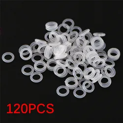 Set of 120 White Rubber O-Ring Keycap Dampeners (120pcs)