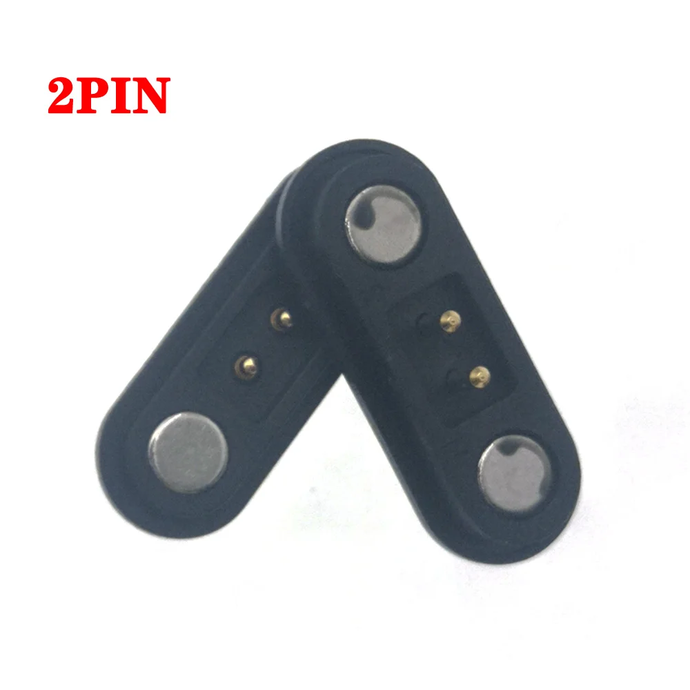 7er-Set DC-Stecker-Buchsen-Pogo-Pin-Adapter 2/3/4/5/6-polig, 2,2 mm Rastermaß, federbelasteter DC-Magnet-Stromanschluss für DIY-Projekte – Detail 2