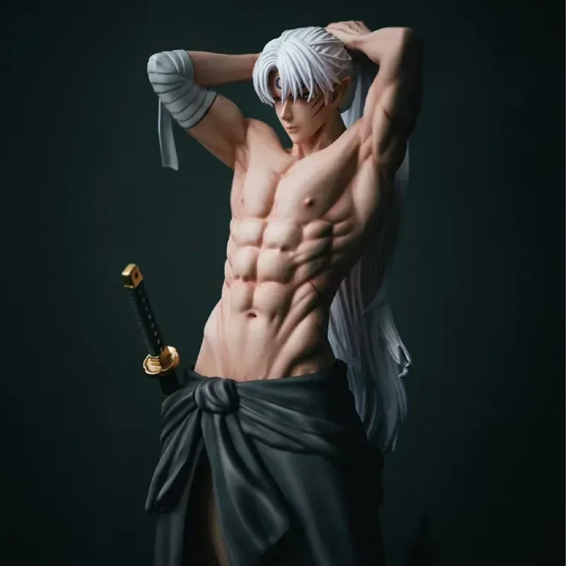 

Naruto Hatake Kakashi Figure Gk Action Figures Sexy Muscle Japanese Manga Pvc Collection Model Toys Christmas Ornament Doll Gift