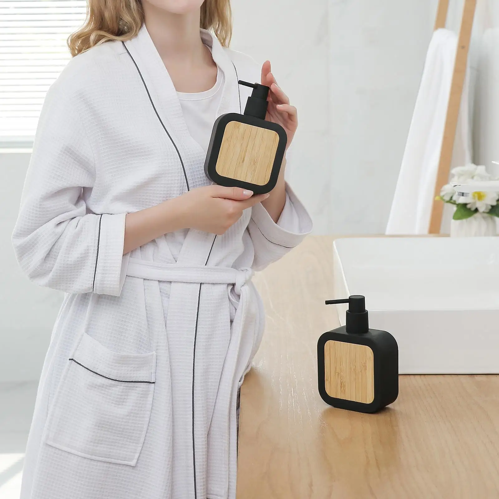 390ml Soap Dispenser Kitchen Multipurpose Pump Bottle Manual