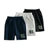 2025 Summer Kids Fashion Letter Print Shorts Pants for Boys 100% Cotton Sport Casual Pants 1-9 Years Children Boys Girls