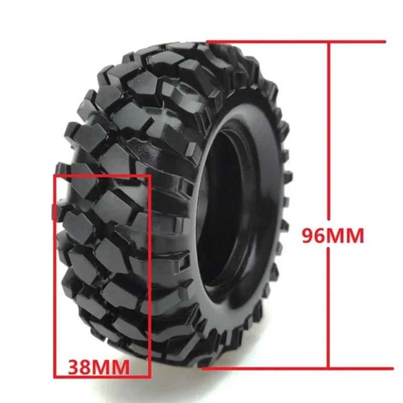 4 Pezzi RC 1:10 Crawler Ruote Pneumatici Pneumatici Da 1,9 - Foto 5