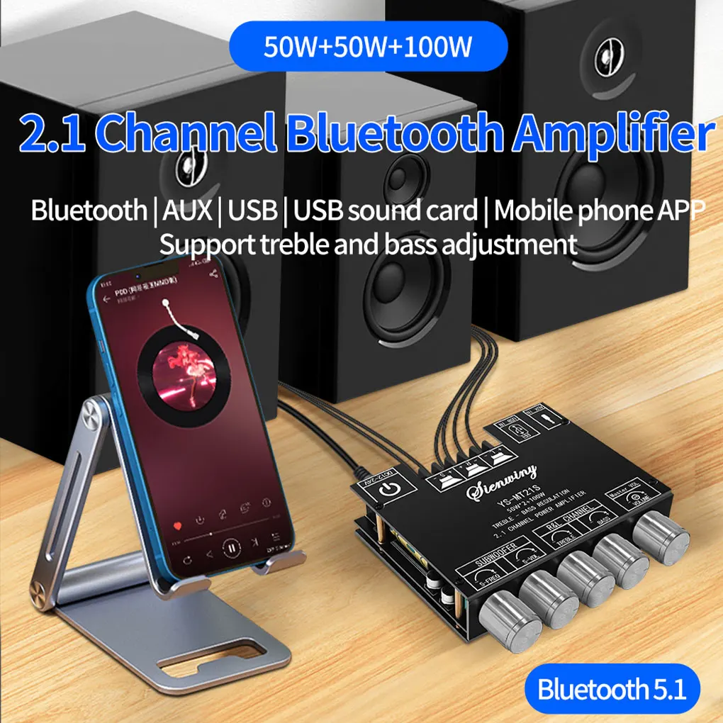 

Audio Amplifier Signal Receiver Powerful Stereo Board Digital Speaker