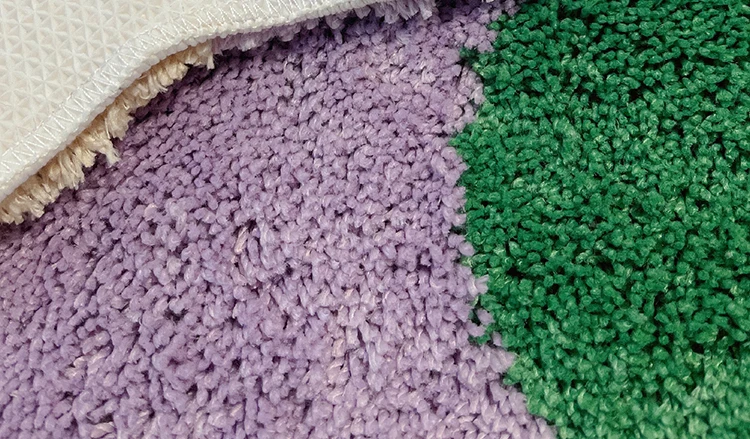 Colorful Wave Tufted Bedroom Rug