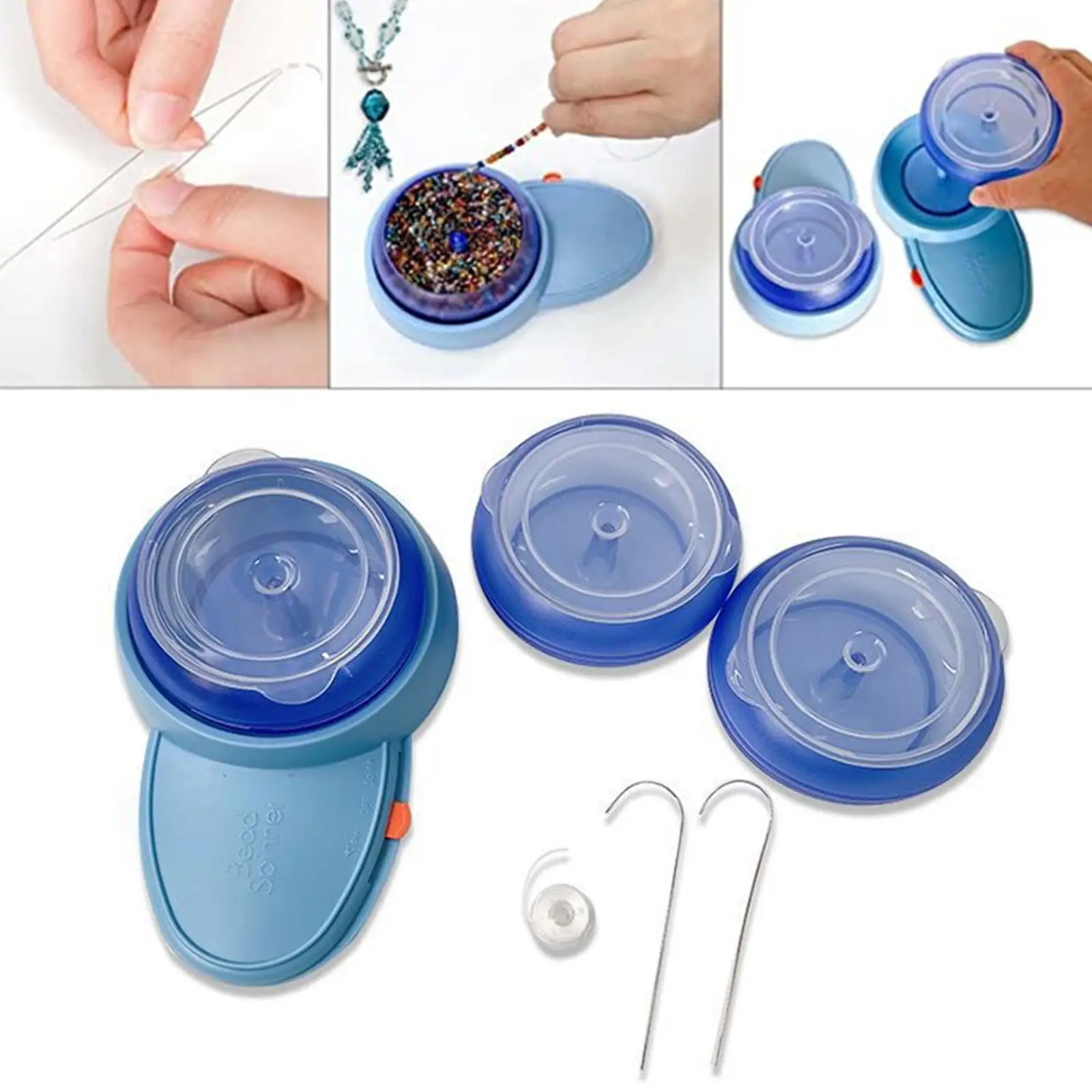 Bead Spinner and 2 Special Needles Bead Stringing Electric With