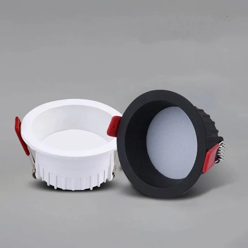 LED Recessed Downlight, Round Anti-Glare Spotlights 10W 75mm Cutout Black White for Kitchen Bedroom Corridor Ceiling S788d309f62d8482ba37668561db8238dC