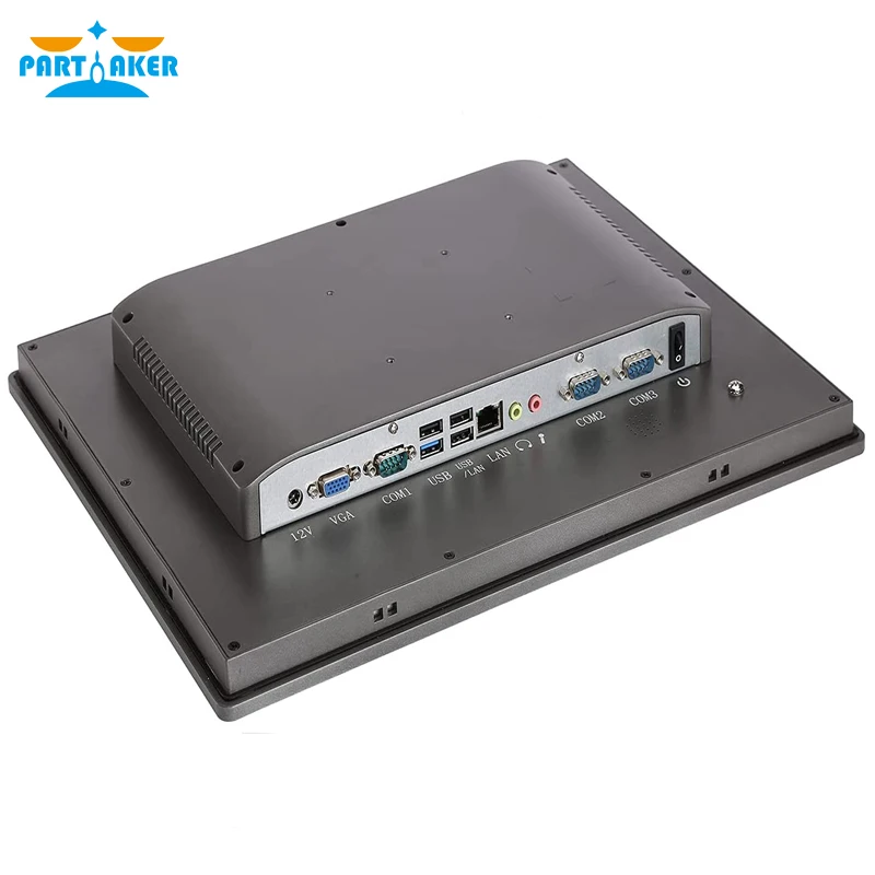 

15 Inch TFT Industrial Panel PC 10 Point Projected Capacitive Touch Screen Intel J1800 J1900 i5 Front Panel IP65 Fanless VGA