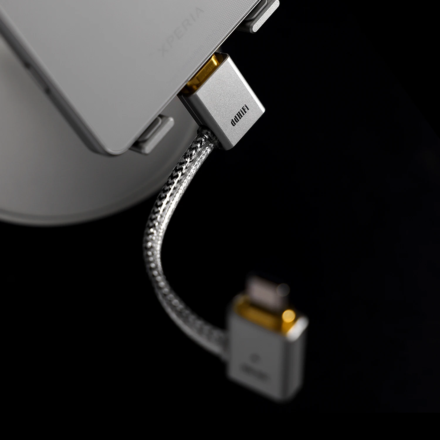 USB-Cからc字型のotgケーブル、ddhifi tc09l、電話、dac、ampを