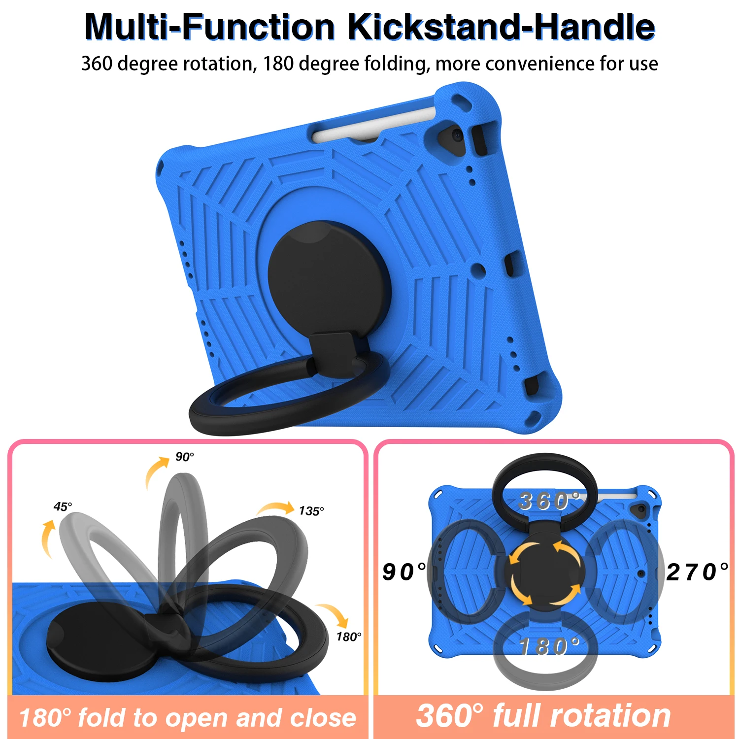 para Ipad 10.2 2023 °2023 ° 2023 ° ar 10.9 10 ° 2023 Pro 9.7 11 2023 Mini Case Eva Kids Safe Stand Tablet Capa - Imagem 3