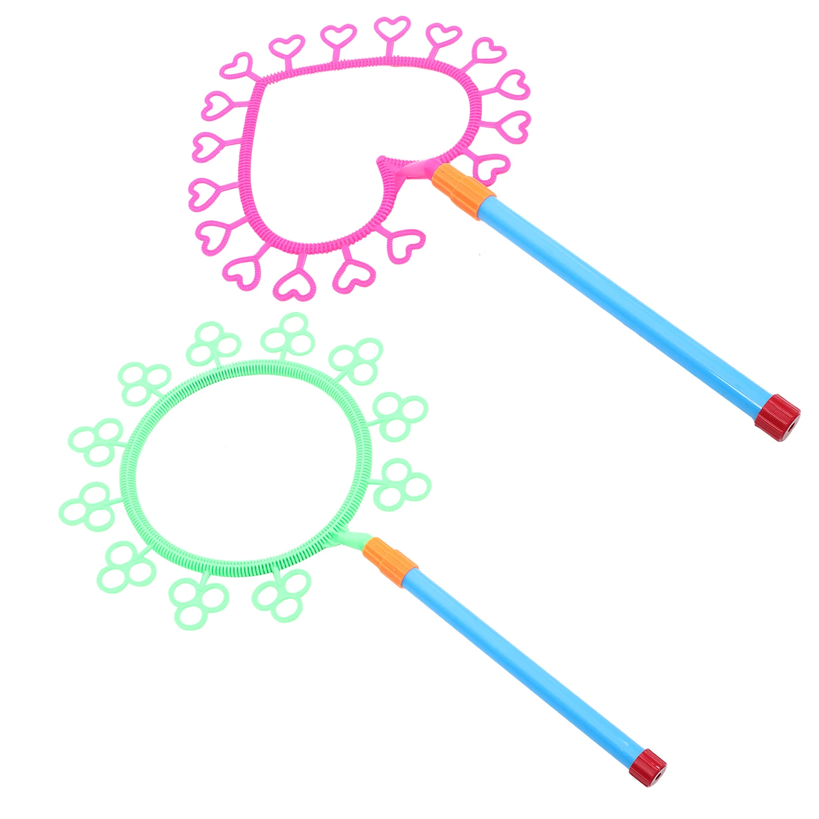 2 Pcs Bubble Stick Child Baby Machine for Kids Wand Summer Wands Party Plastic Big Bubbles Maker Toy