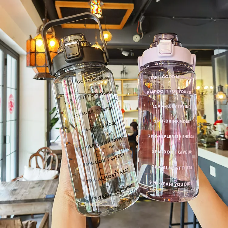 Botella De Agua Deportiva De 2 Litros De Plástico De Gran Ca | Cuotas