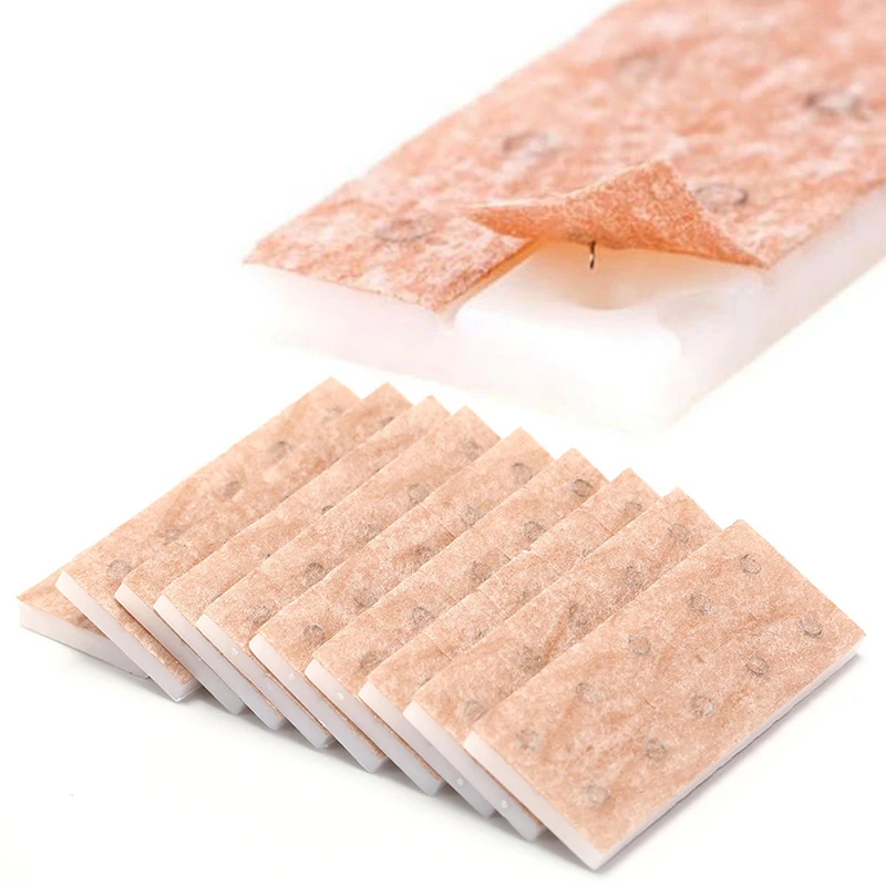100Pcs/box Multi-Condition Ear Seed Acupressure Kit Disposable Press Needle Ear Seeds Acupuncture Vaccaria Plaster Bean Massagee 6
