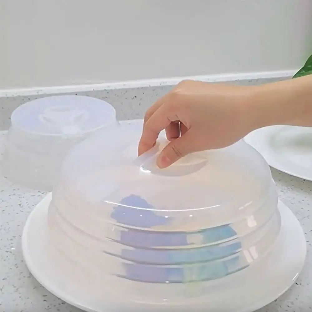 Description Picture 4 of itemFoldable Microwave Splatter Cover Anti-Splatter Silicone Cooking Splash Guard Prevent Odor Transfer High Temperature Resistant