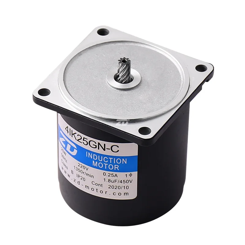 

6W ~ 200W Single-Phase 220V Three-Phase 380V Motor Miniature Ac Reduction Motor
