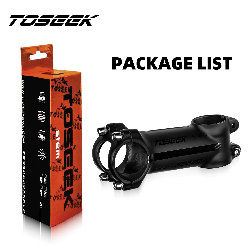 Toseek-超軽量アルミニウム自転車ハンドルバー,6/17度,mtbステム