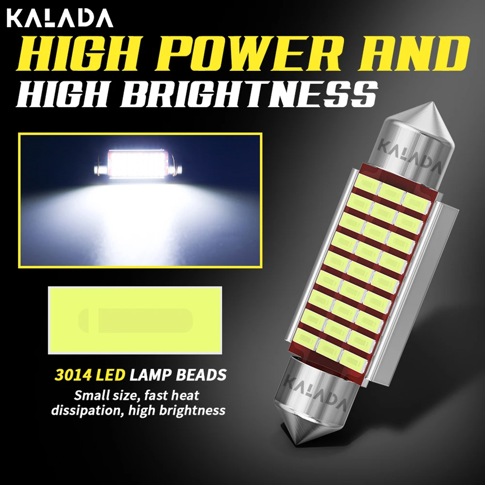 2x C10W C5W Led ���� Canbus 3014 SMD ���� 31mm 36mm 39mm 42mm �ڵ��� ��ȣ�� ���� ���׸��� �� ���� �� ���