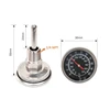 Dial Thermometer for Boiler Tea Pot Kettle -10-100℃/0-220ºF 1/4 NPT Thread Stainless Steel Joint Temperature Meter Gauge 6