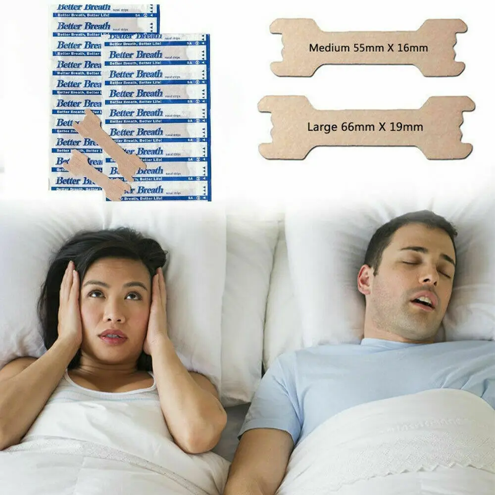 50/100/200Pcs Anti Snoring Nasal Patch Better Breathe Good Sleeping
