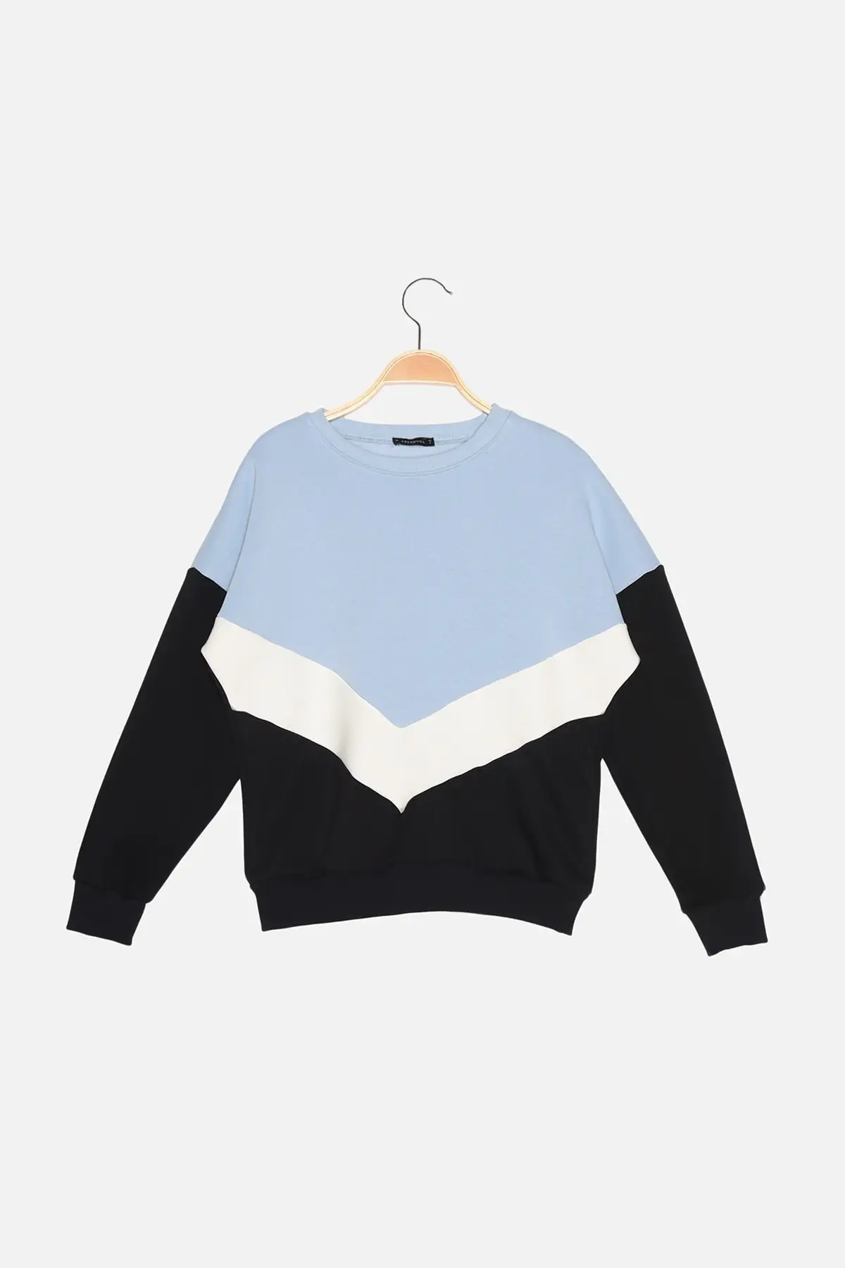 Трикотажная Толстовка TWOAW22SW0889 с цветными вставками | Женская одежда