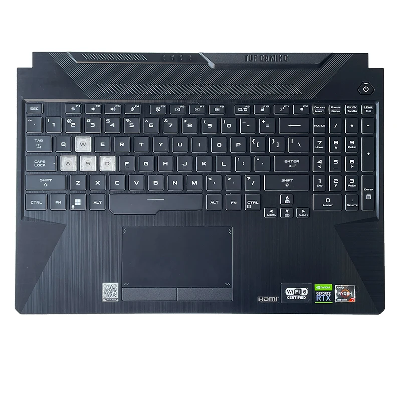Teclado Retroiluminado dos Eua para Asus Tuf Gaming F15 Fx506 Fa506ii Fx506h F17 Fa706 Fa706u Fx706 Fx706u Fx706u - Imagem 3