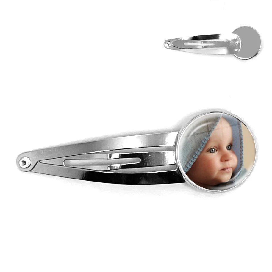 Custom Hairpin Photo Mum Dad Baby Children Grandpa Parents Custom Designed Logo Photo Gift For Family Anniversary Bobby Pin personalized custom keychain photo mum dad baby children grandpa parents custom designed photo gift for family anniversary gift