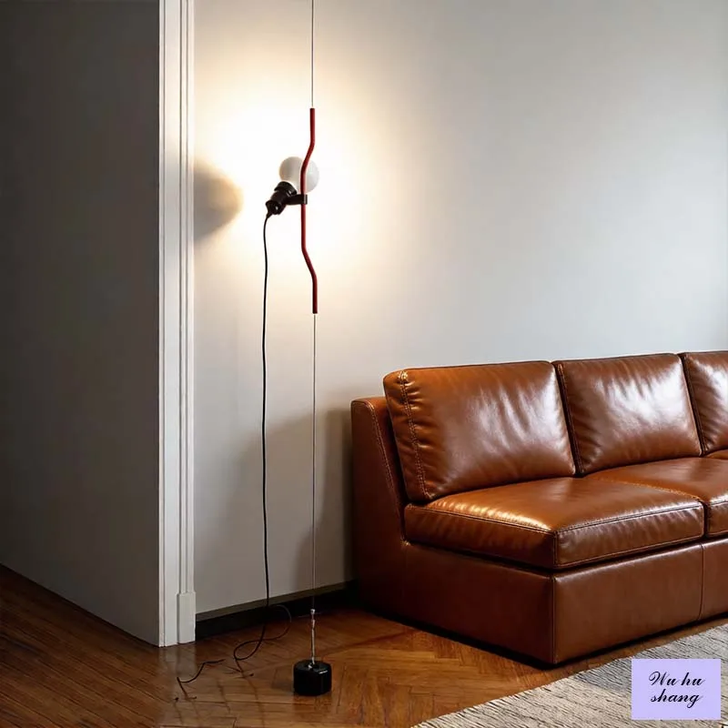 LED floor standing hanging light, suitable for living room, bedroom, bedside, gallery, sofa, adjustable height, indoor home ligh 2