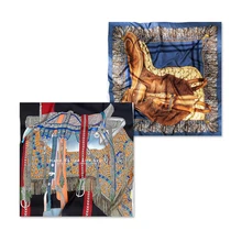 

Designer Silk Head Scarfs for Women,Luxury Scarf Women Twill Satin Silk,Silk Scarf with Hand Rolled Edge