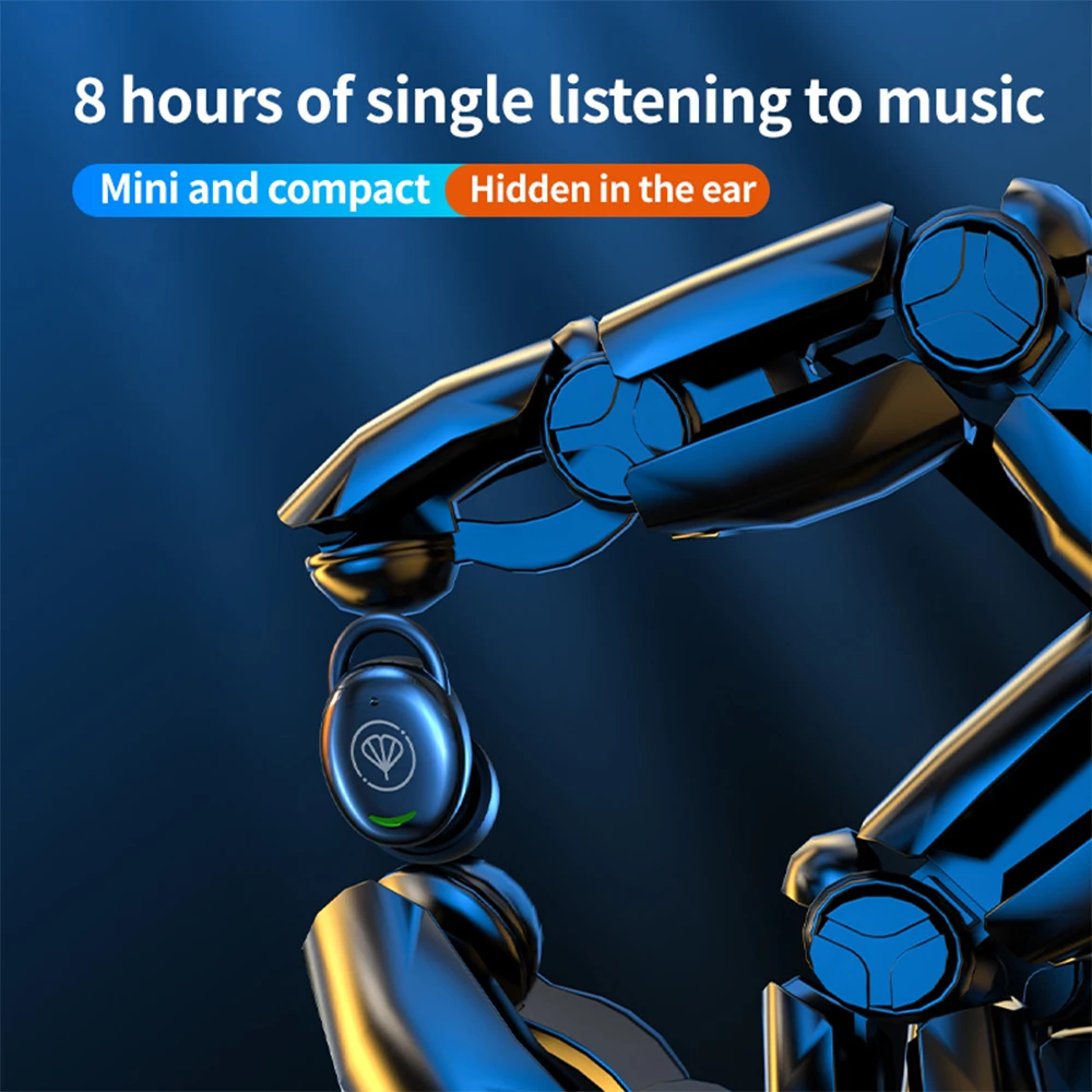 Comfortable Headphones In Ear Upgraded Stereo Wireless Bluetooth Headsets Noise Reduction for Sports Learning Music Earbuds