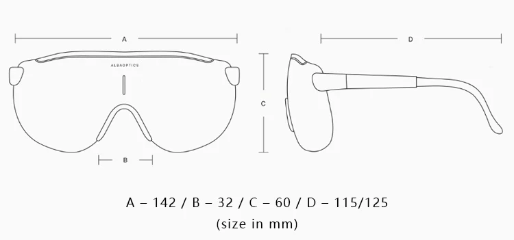 Alba radsport brille sonnenbrille sport fahrrad brille post brille fahrrad Mountainbike brille herren brille ciclismo mtb – Detail 4