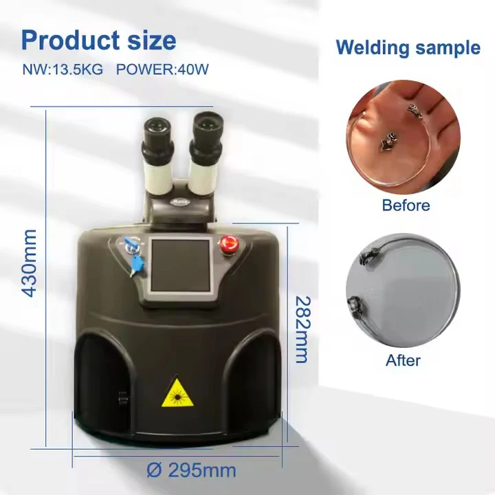 Jewelry Laser Welding Machine 60W 150W QCW Gold Fiber Laser Jewelry Welding Machine Automatic Spot Welder