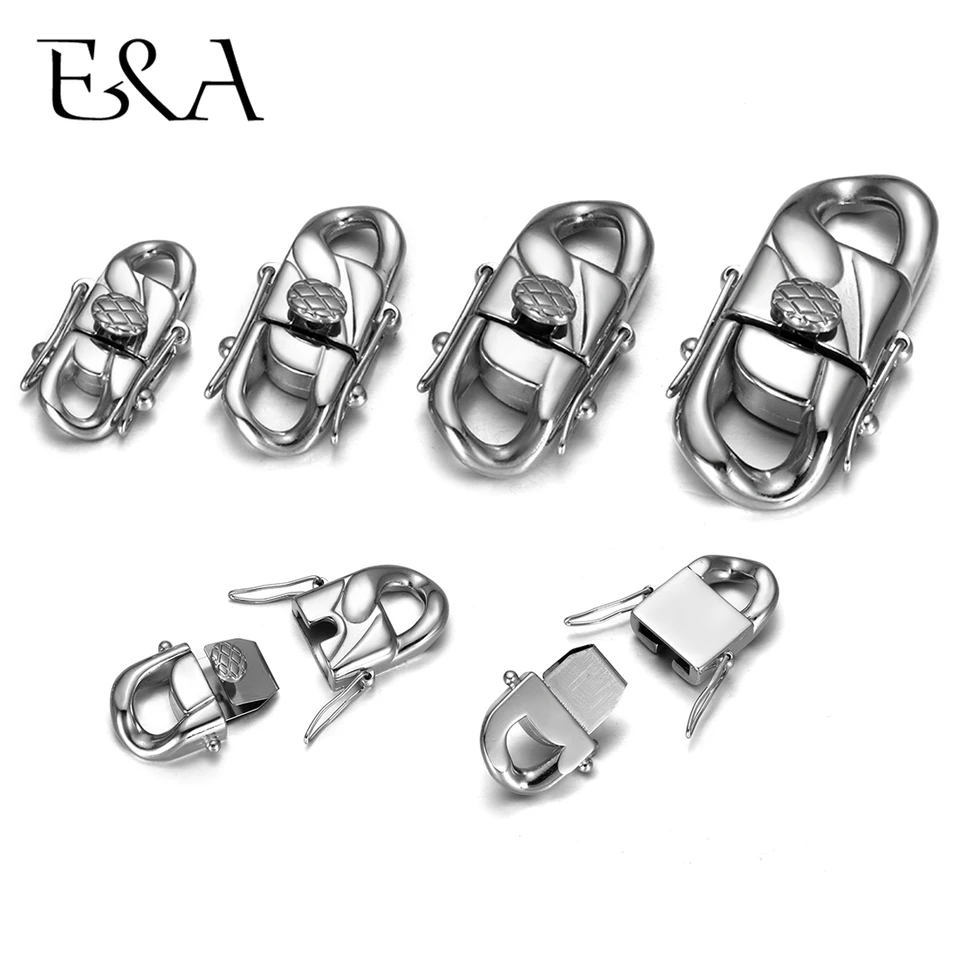 WADORN Federverschlüsse 304 Edelstahl - 2 Farben Kubanische Bajonettverschlüsse 20x7mm