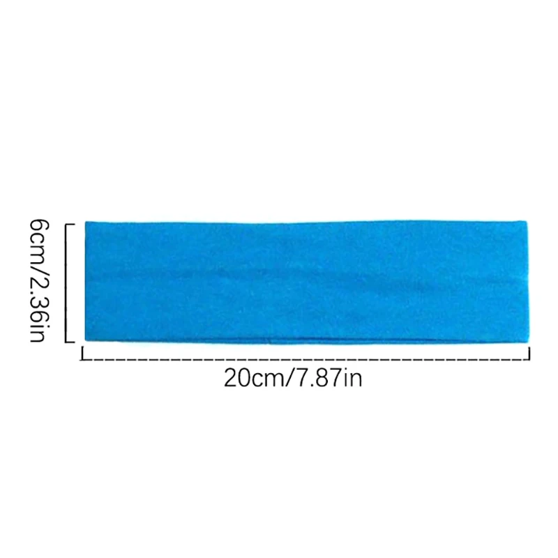 Sports Hairband Running Head Band Sweat Anti-slip Elastic Hair Bands Biking Sweatband Bands Headbands For Women And Men