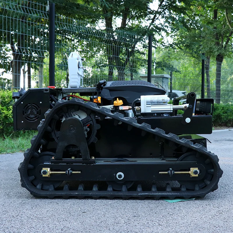 Customized EURO V Gasoline Engine 224CC AWY550 Robot Remote Control Lawn Mower With Electric Start 5